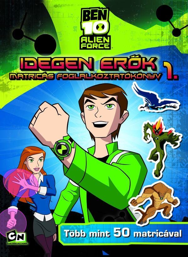 IDEGEN ERŐK 1. - MATRICÁS FOGLALKOZTATÓKÖNYV - BEN10 ALIEN FORCE (2010)