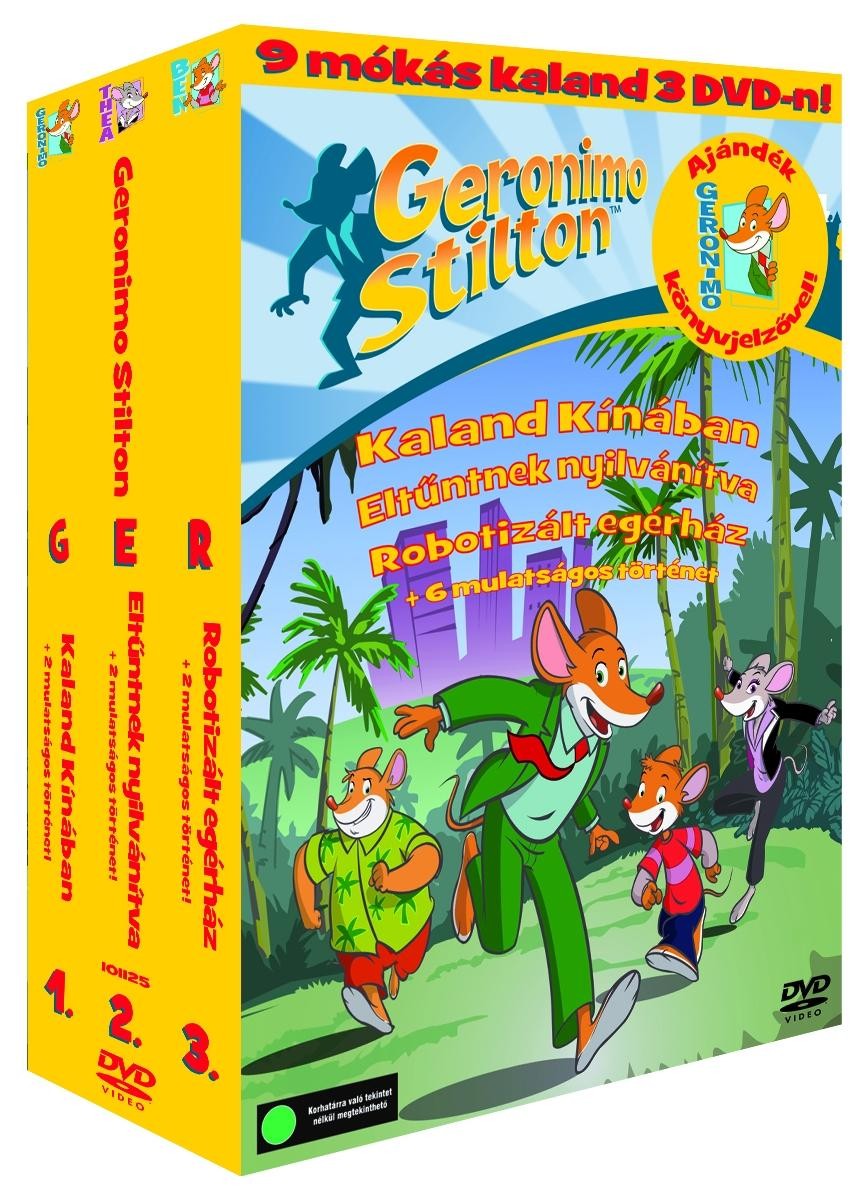 GERONIMO STILTON 1-3. (GYŰJTŐDOBOZ) - 3DVD - (2010)