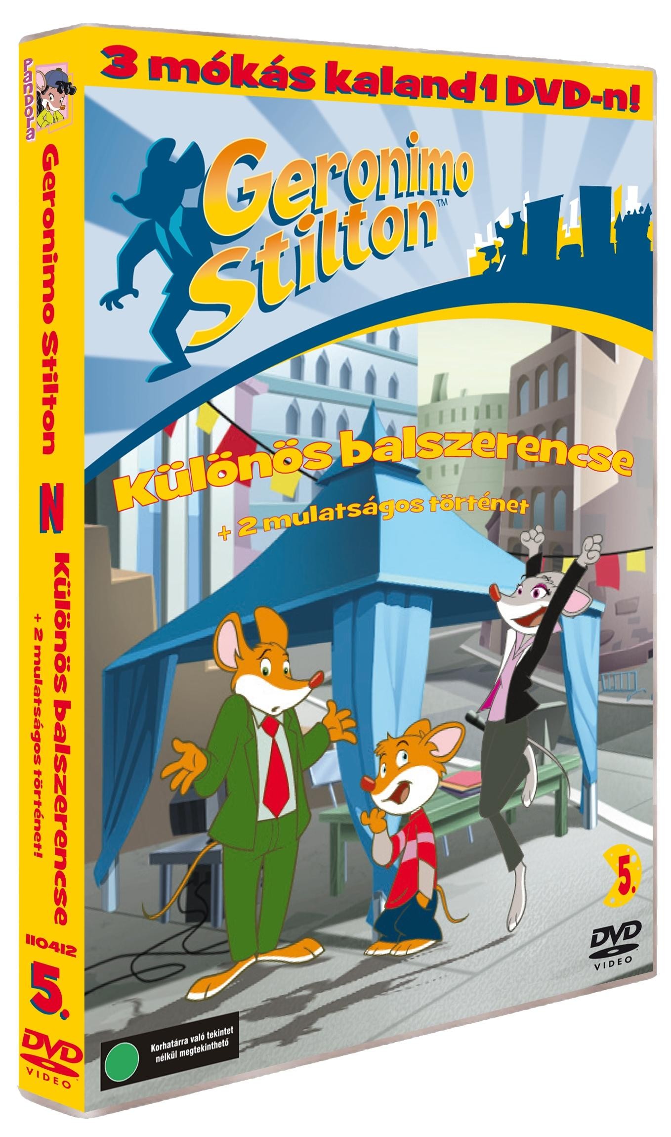 GERONIMO STILTON 5. - KÜLÖNÖS BALSZERENCSE - DVD - (2011)