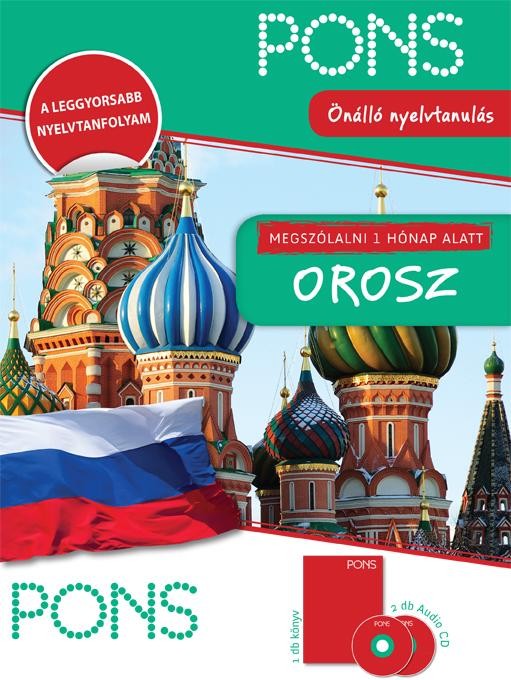 MEGSZÓLALNI 1 HÓNAP ALATT - OROSZ (KÖNYV+ 1DB CD!, ÚJ!) - PONS