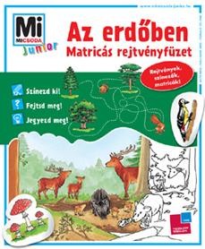 AZ ERDŐBEN - MATRICÁS REJTVÉNYFÜZET - MI MICSODA JUNIOR (2012)