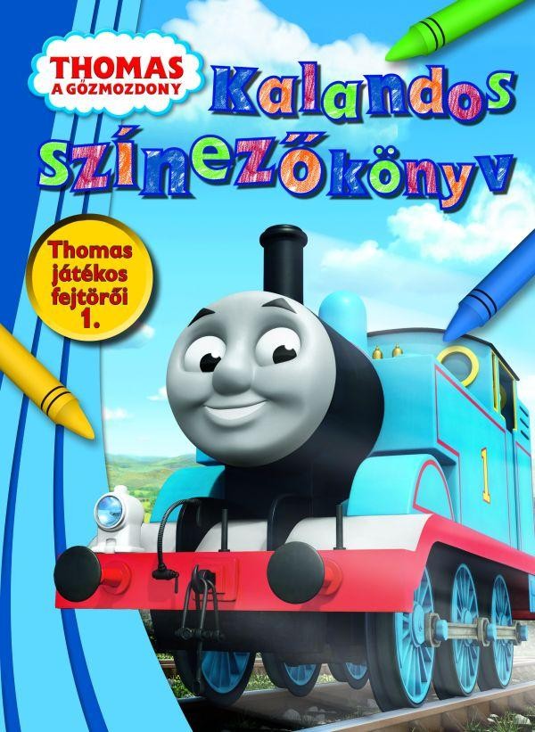 THOMAS A GŐZMOZDONY - KALANDOS SZÍNEZŐKÖNYV - THOMAS JÁTÉKOS FEJTÖRŐI 1. (2012)