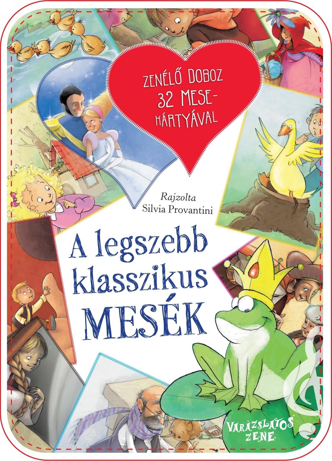 A LEGSZEBB KLASSZIKUS MESÉK - ZENÉLŐ DOBOZ 32 MESEKÁRTYÁVAL (2012)