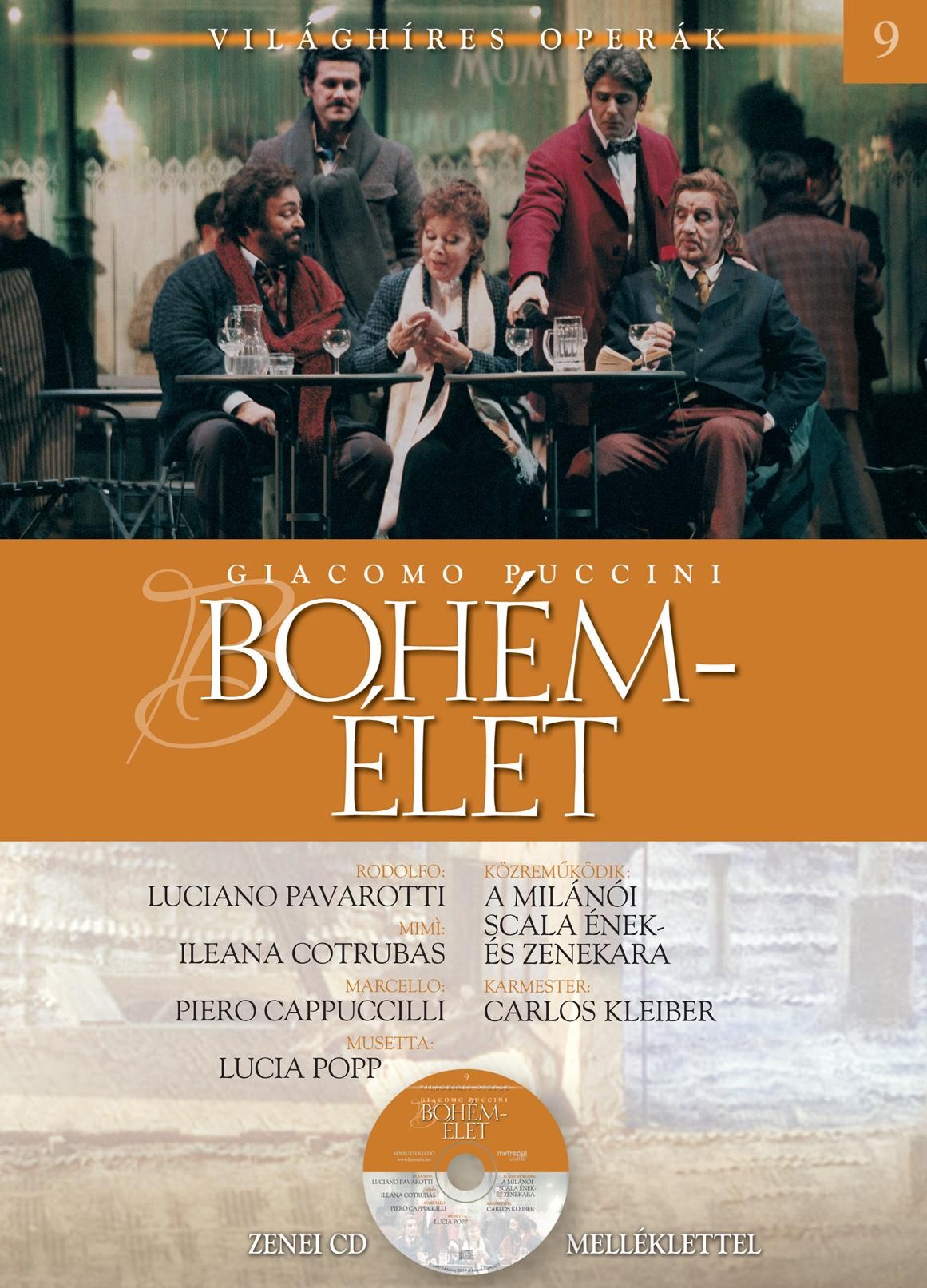 BOHÉMÉLET - VILÁGHÍRES OPERÁK 9. - CD-VEL (2011)