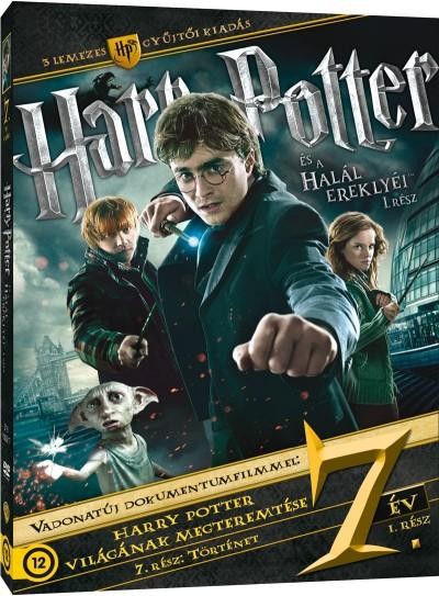 HARRY POTTER ÉS A HALÁL EREKLYÉI 1. - GYŰJTŐI KIADÁS - 3DVD - (2012)