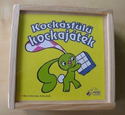 KOCKÁSFÜLŰ KOCKAJÁTÉK 9 DB-OS