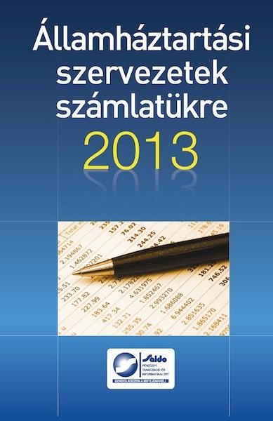 ÁLLAMHÁZTARTÁSI SZERVEZETEK SZÁMLATÜKRE 2013 (2013)