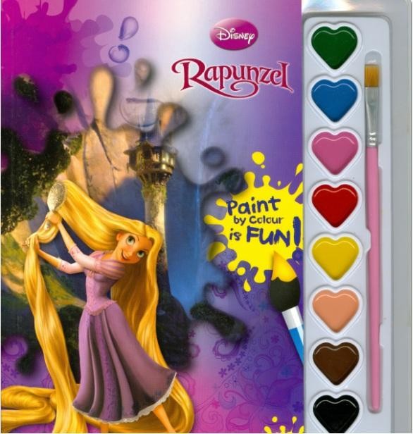 RAPUNZEL (ARANYHAJ) - A5 KIFESTŐ VÍZFESTÉK KÉSZLETTEL (2013)