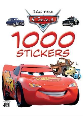 CARS - 1000 STICKERS (VERDÁK, MATRICÁS SZÍNEZŐ) (2013)