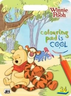 WINNIE THE POOH - COLORING PAD IS COOL - MICIMACKÓ, A4 SZÍNEZŐ MAPPA (2013)