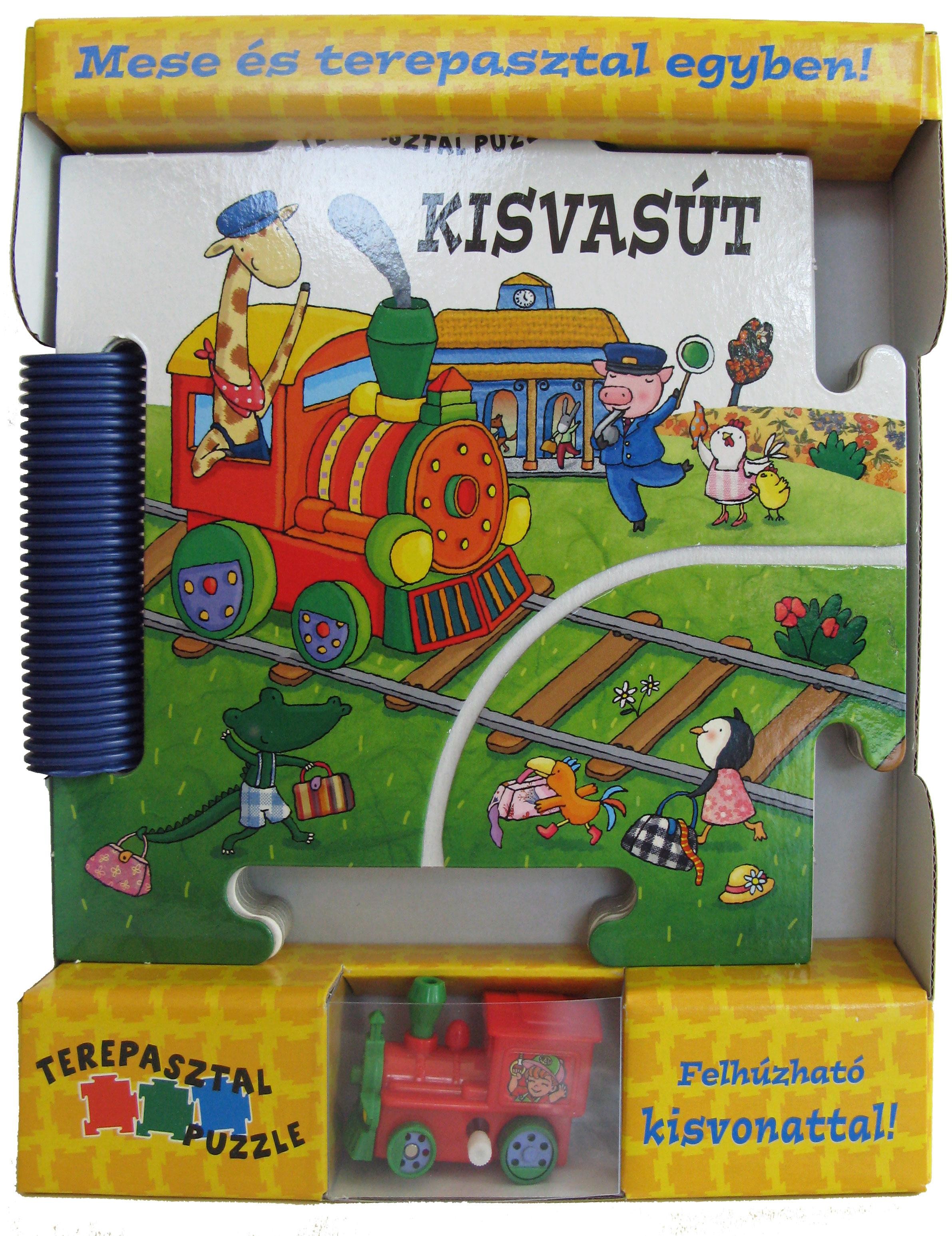 KISVASÚT - TEREPASZTAL PUZZLE (DOBOZBAN, AJÁNDÉK KISVONATTAL!) (2013)