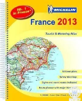 FRANCE 2013 TOURIST & MOTORING ATLAS - FRANCIAORSZÁG AUTÓATLASZ (2013)