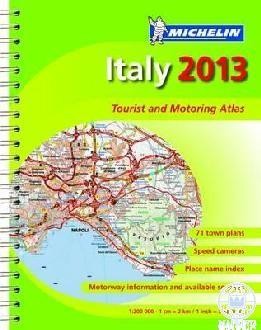 ITALY 2013 - OLASZORSZÁG AUTÓATLASZ 2013, SPIRÁL (2013)
