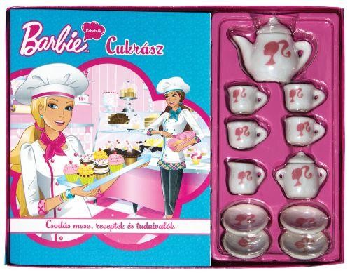 BARBIE LEHETNÉK - CUKRÁSZ - MESEKÖNYV ÉS TEÁSKÉSZLET (2013)