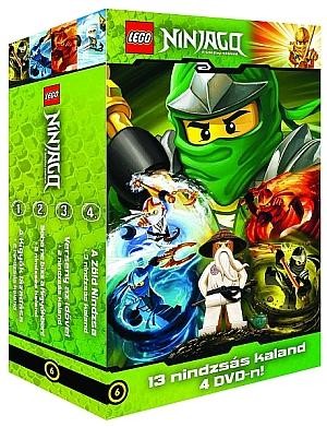 LEGO NINJAGO - 1.-ES GYŰJTŐDOBOZ 1-4.RÉSZ - 4DVD (2013)