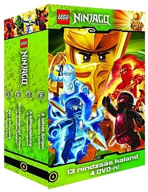 LEGO NINJAGO - 2.-ES GYŰJTŐDOBOZ 5-8.RÉSZ - 4DVD - (2013)