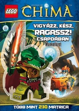 VIGYÁZZ, KÉSZ, RAGASSZ - CSAPDÁBAN MUNKAFÜZET - LEGO CHIMA (2013)