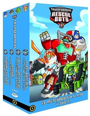 TRANSFORMERS RESCUE BOTS 1-4. - GYŰJTŐDOBOZ (4 DVD) (2013)
