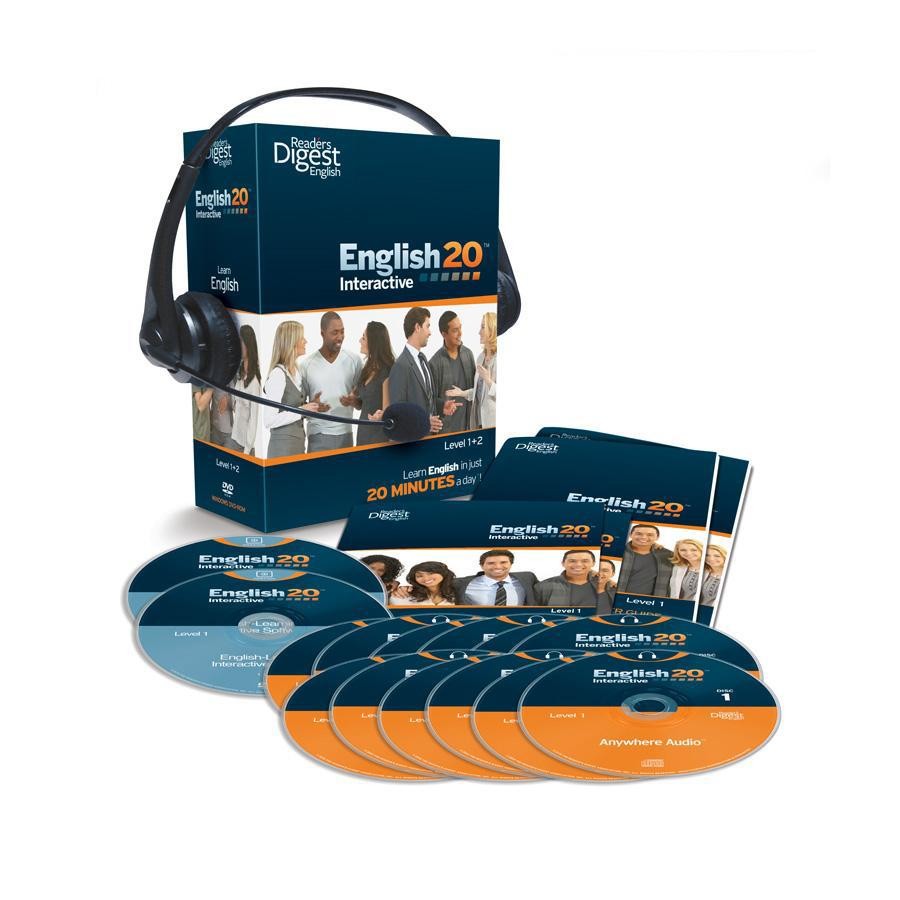 ENGLISH 20 INTERACTIVE - 1-ES+2-ES SZINT (LEVEL1+2) - BESZÉLJEN ANGOLUL CSAK NAP (2010)