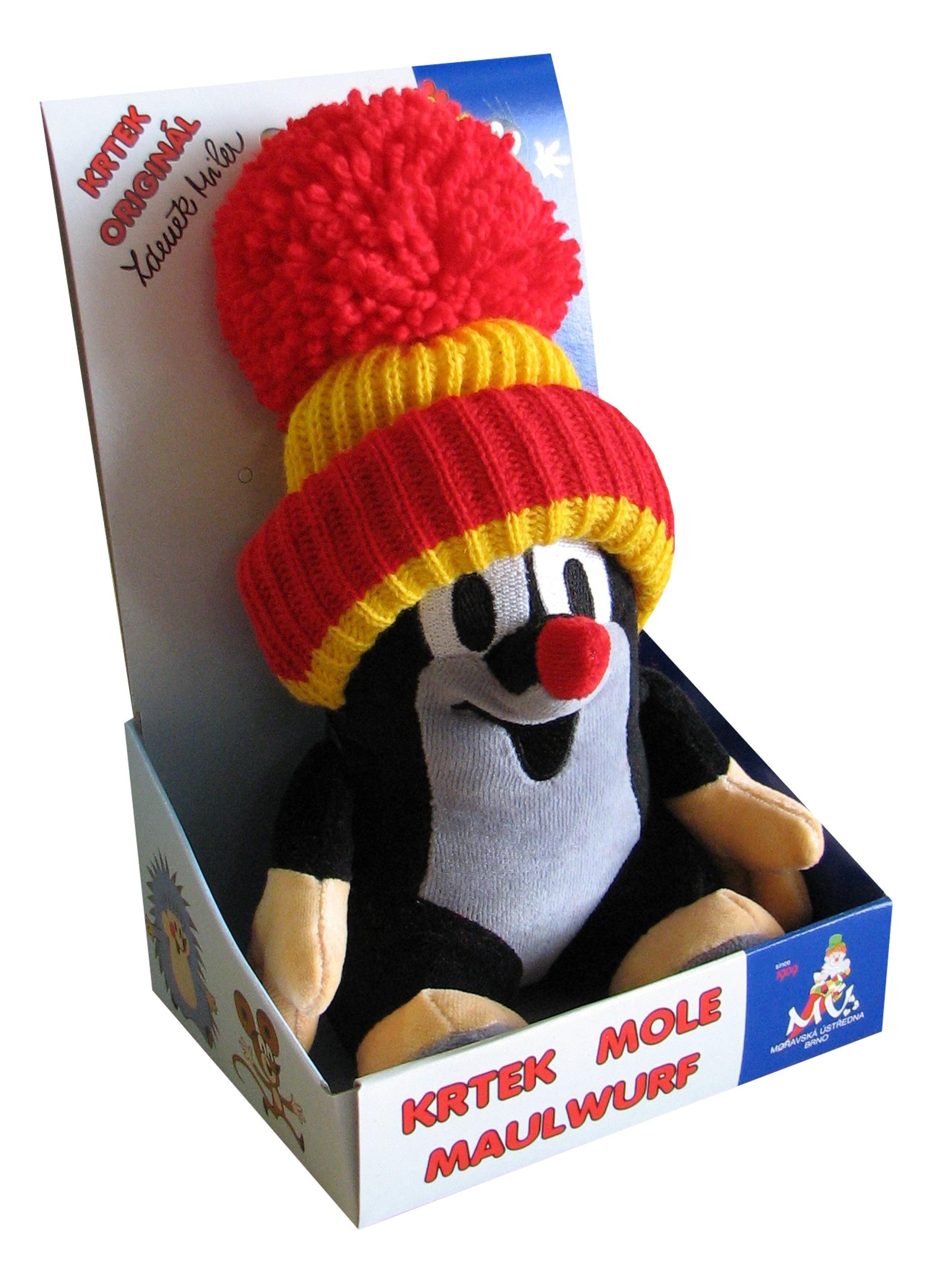 KISVAKOND PIROS SAPKÁS DÍSZDOBOZBAN 25 CM (2014)
