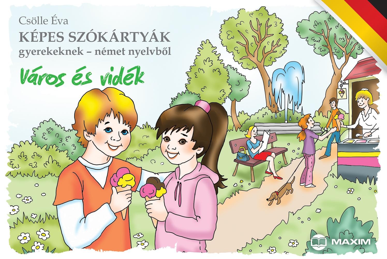 VÁROS ÉS VIDÉK - KÉPES SZÓKÁRTYÁK GYEREKEKNEK NÉMET NYELVBŐL (2014)