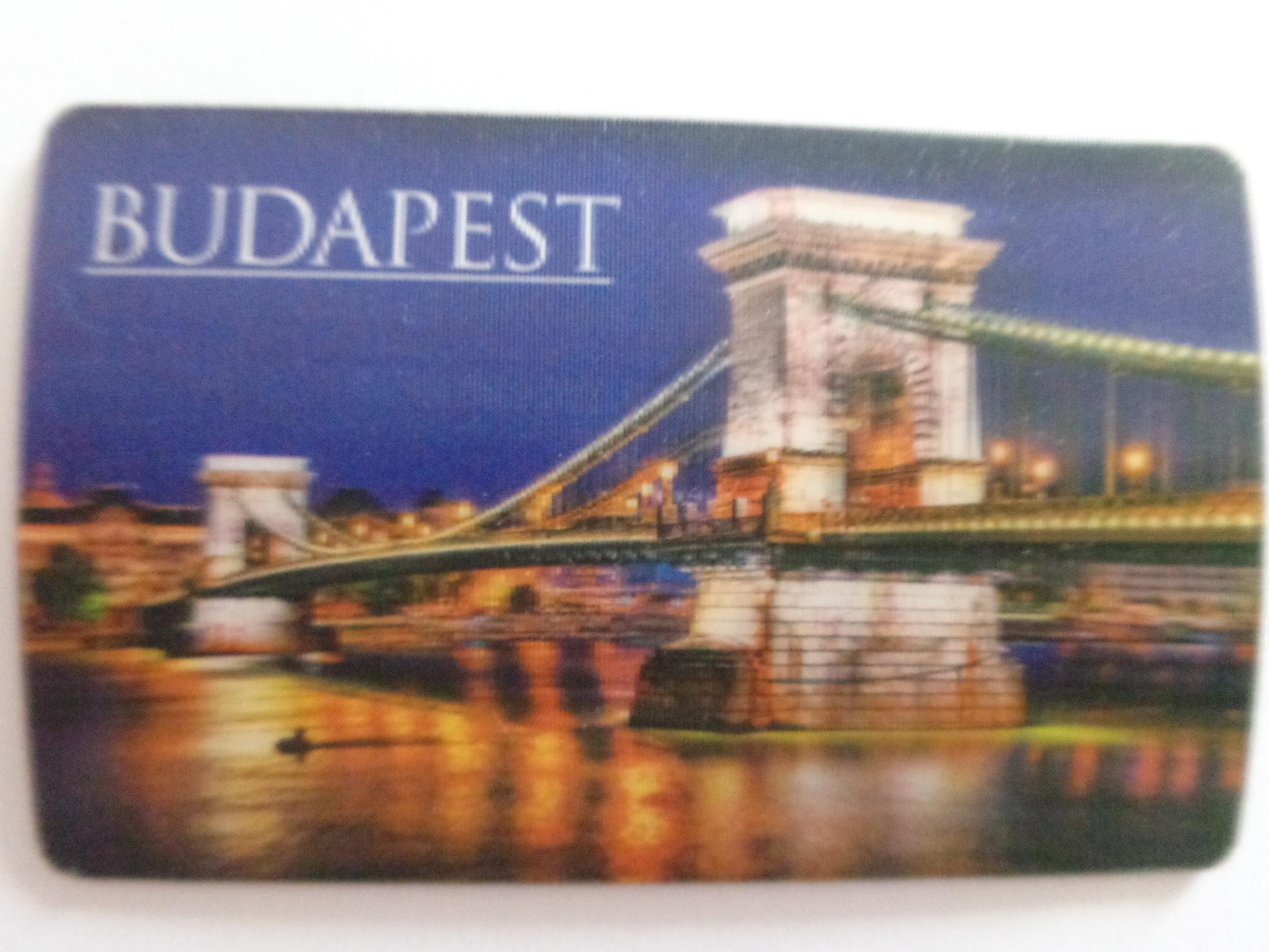 3D HŰTŐMÁGNES (BUDAPEST, 6 FÉLE)