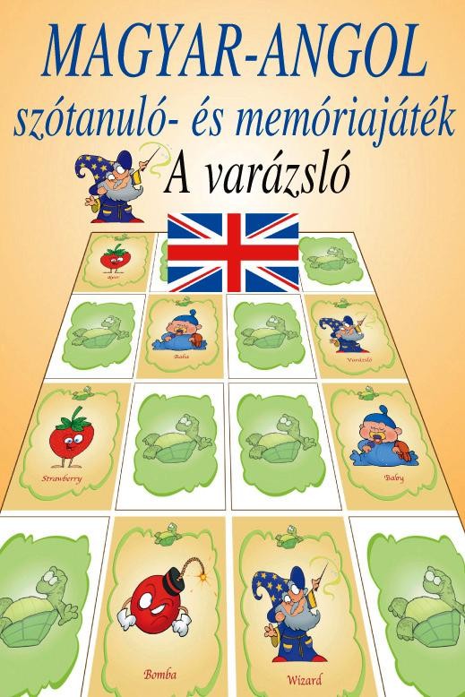 MAGYAR-ANGOL SZÓTANULÓ- ÉS MEMÓRIAJÁTÉK - A VARÁZSLÓ (2014)