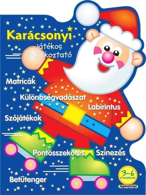KARÁCSONYI JÁTÉKOS FOGLALKOZTATÓ - KÉK (2014)