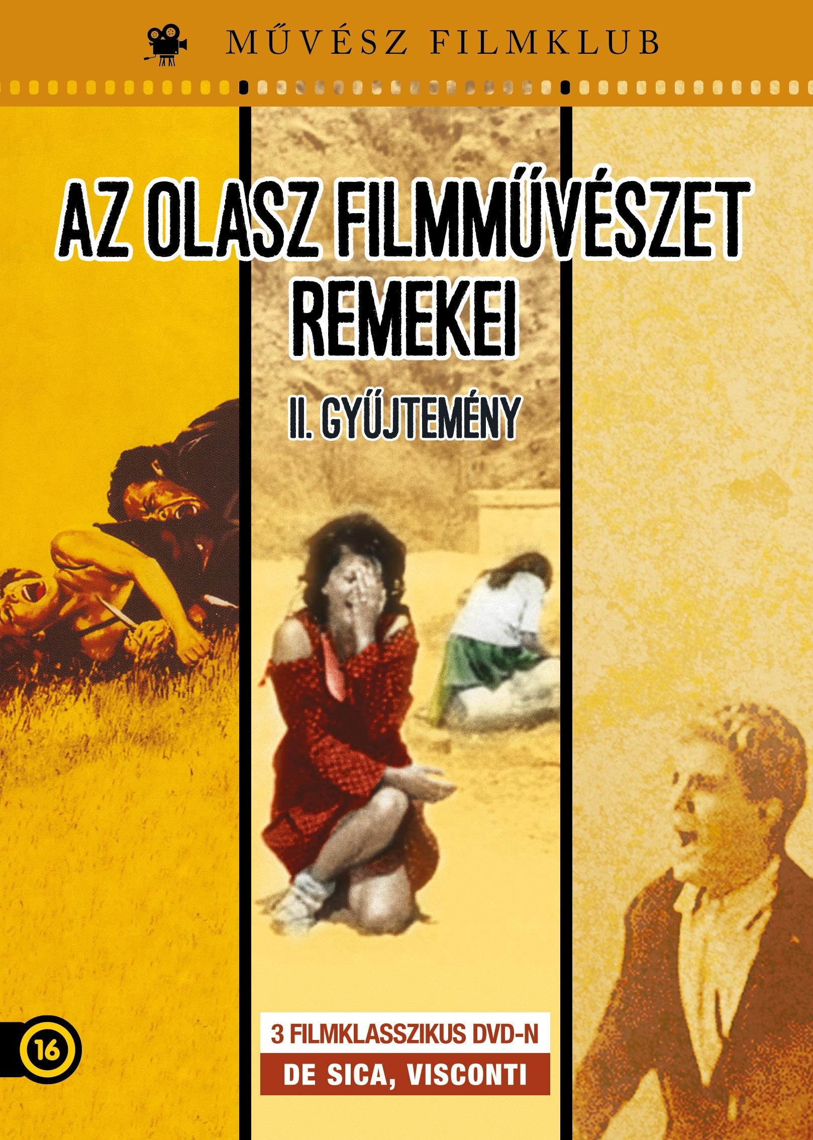 AZ OLASZ FILMMŰVÉSZET REMEKEI II. GYŰJTEMÉNY - DVD - /3 FILMKLASSZIKUS/ (2014)