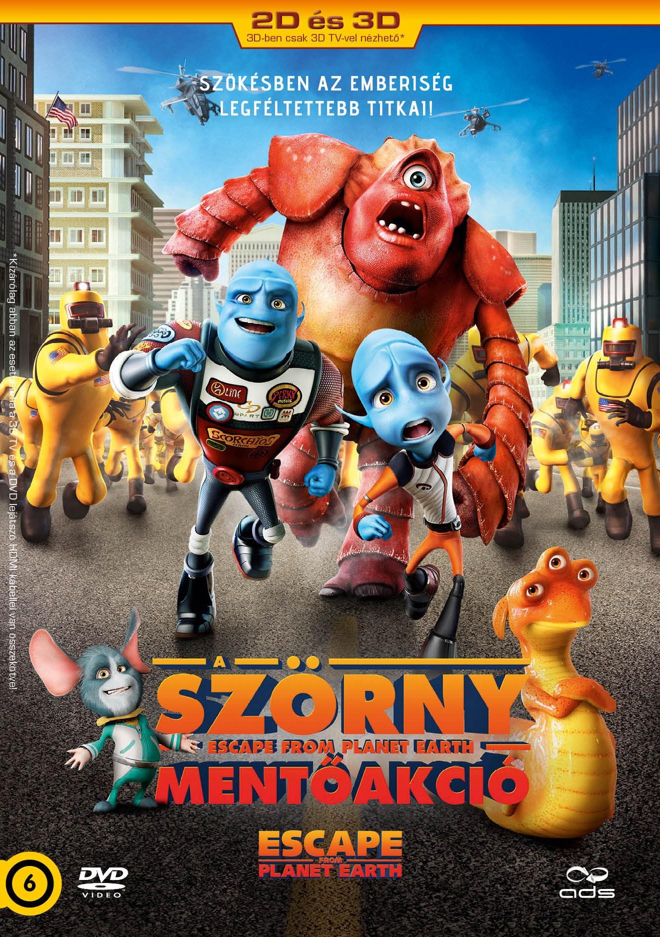 A SZÖRNY MENTŐAKCIÓ - DVD - (2014)