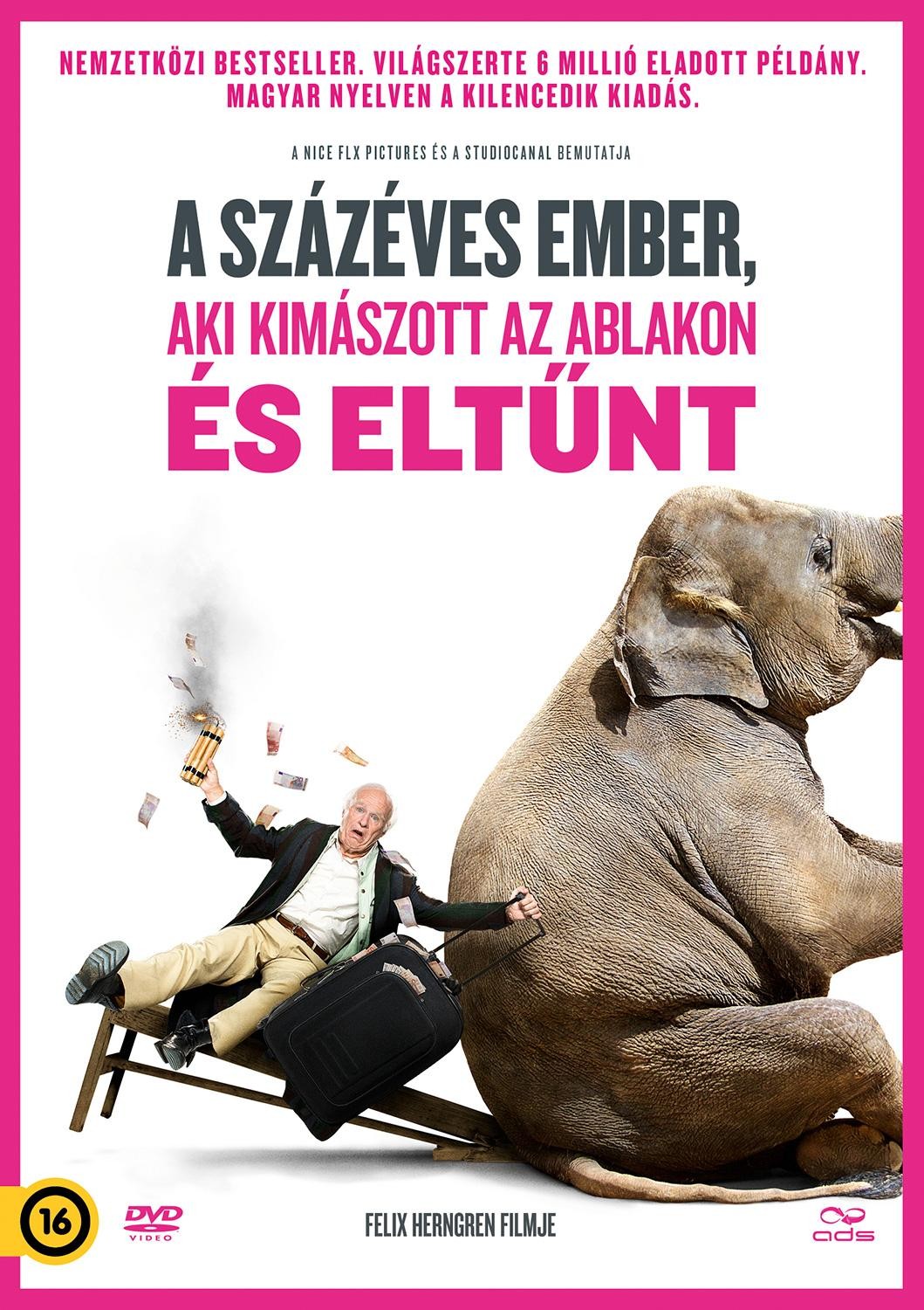 A SZÁZÉVES EMBER, AKI KIMÁSZOTT AZ ABLAKON ÉS ELTŰNT - DVD - (2014)