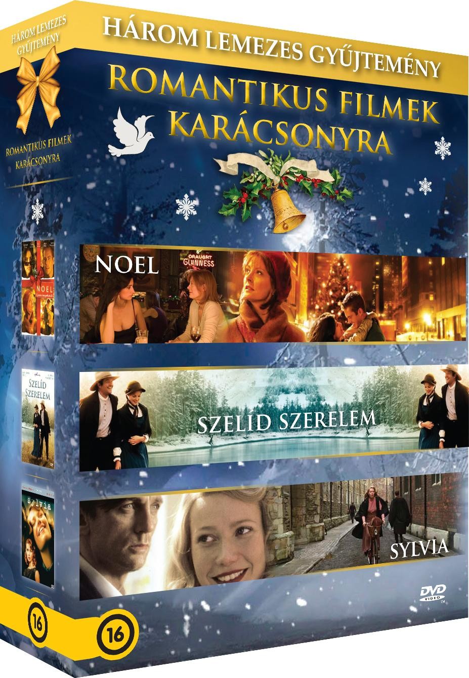 ROMANTIKUS FILMEK KARÁCSONYRA - DÍSZDOBOZ - 3DVD - (2014)