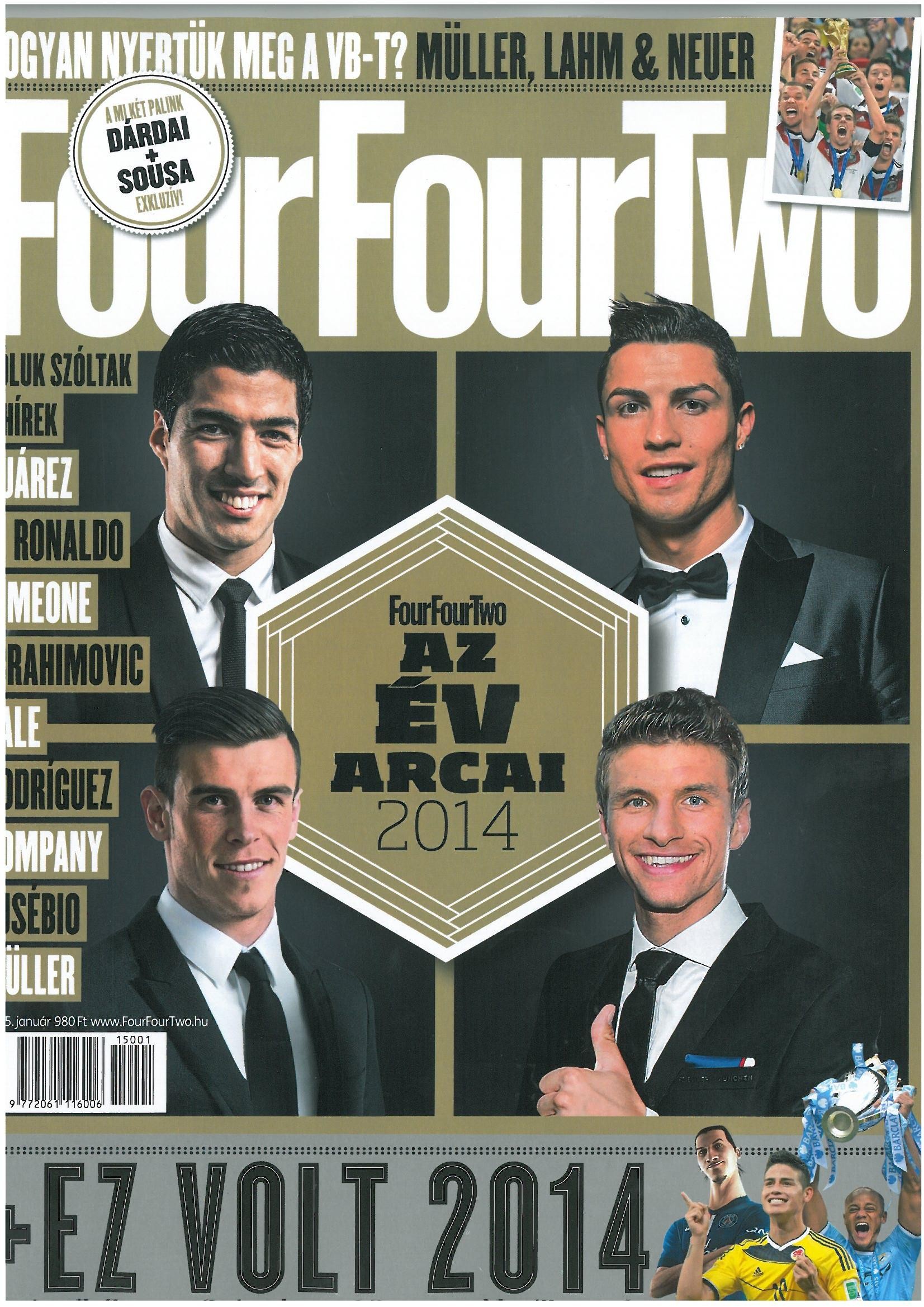 FOURFOURTWO MAGAZIN - 2015. JANUÁR (2014)