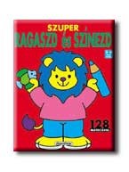 SZUPER RAGASZD ÉS SZINEZD - OROSZLÁN - 128 MATRICÁVAL