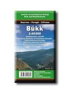 BÜKK TURISTA- ÉS KERÉKPÁROS TÉRKÉPE - 1:40.000 -