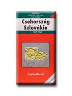 CSEHORSZÁG - SZLOVÁKIA TÉRKÉP - KEMÉNYBORITÓS -