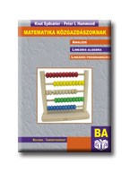 MATEMATIKA KÖZGAZDÁSZOKNAK (1101)