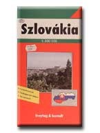 SZLOVÁKIA TÉRKÉP - FREYTAG - PUHA BORITÓS -