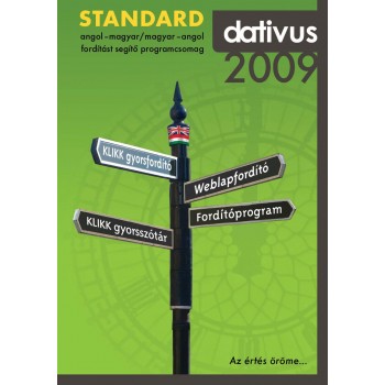 DATIVUS 2009 STANDARD - ANGOL-MAGYAR,MAGYAR-ANGOL FORDÍTÁST SEGÍTŐ PROGRAMCSOMAG (2009)