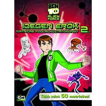IDEGEN ERŐK 2. - MATRICÁS FOGLALKOZTATÓKÖNYV - BEN10 ALIEN FORCE (2010)