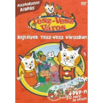 REJTÉLYEK TESZ-VESZ VÁROSBAN - DÍSZDOBOZ, 4DVD - (2012)