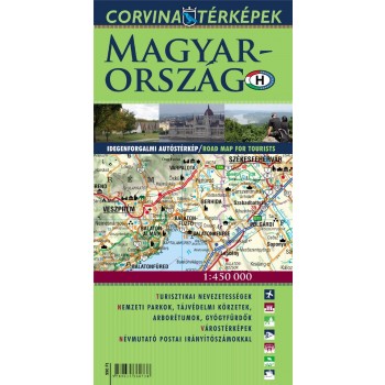 MAGYARORSZÁG IDEGENFORGALMI AUTÓSTÉRKÉPE - 2012-ES (2012)