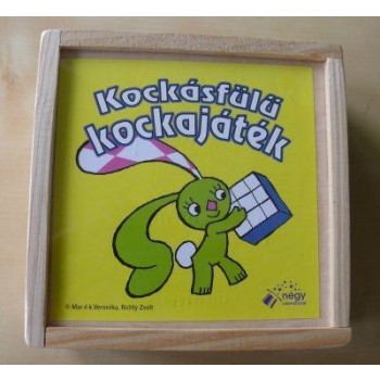 KOCKÁSFÜLŰ KOCKAJÁTÉK 9 DB-OS