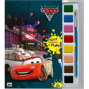 CARS 2 (VERDÁK 2) - A5 KIFESTŐ VÍZFESTÉK KÉSZLETTEL (2013)