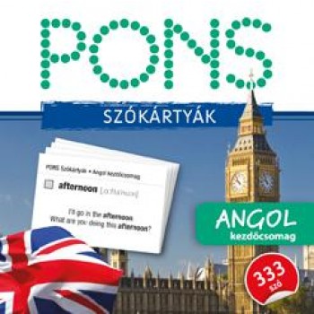 PONS SZÓKÁRTYÁK - ANGOL KEZDŐCSOMAG (2013)