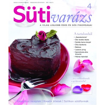 SÜTIVARÁZS 4. - AJÁNDÉK SZÍV ALAKÚ SZILIKON TORTAFORMÁKKAL (2013)