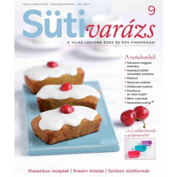 SÜTIVARÁZS 9. - AJÁNDÉK 3 KIS SZILIKONFORMA (2013)