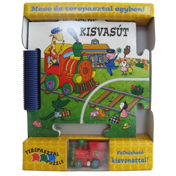 KISVASÚT - TEREPASZTAL PUZZLE (DOBOZBAN, AJÁNDÉK KISVONATTAL!) (2013)