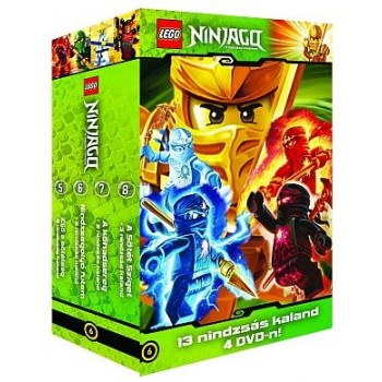 LEGO NINJAGO - 2.-ES GYŰJTŐDOBOZ 5-8.RÉSZ - 4DVD - (2013)