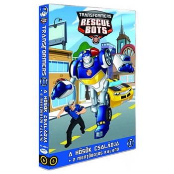 A HŐSÖK CSALÁDJA - TRANSFORMERS RESCUE BOTS 1. - DVD - (2013)